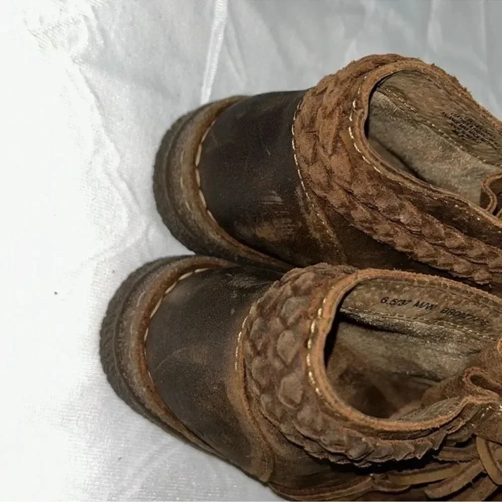 Born distressed leather
